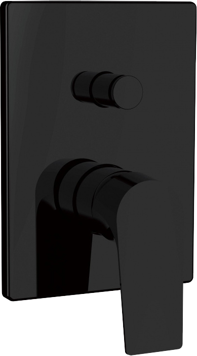 

Смеситель Aquanet Static Black AF330-51B с внутренней частью, для душа, черный