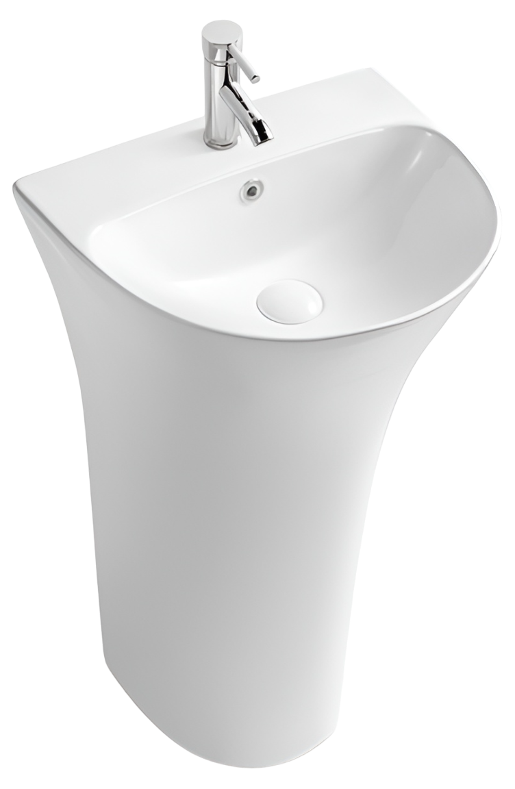 

Раковина SantiLine SL-4017 напольная, белая, Белый, SL-4017