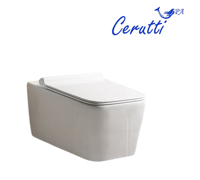 

Унитаз подвесной Ceruttispa VIOLA Aria Tornado CT10583 безободковый, белый, CT10583