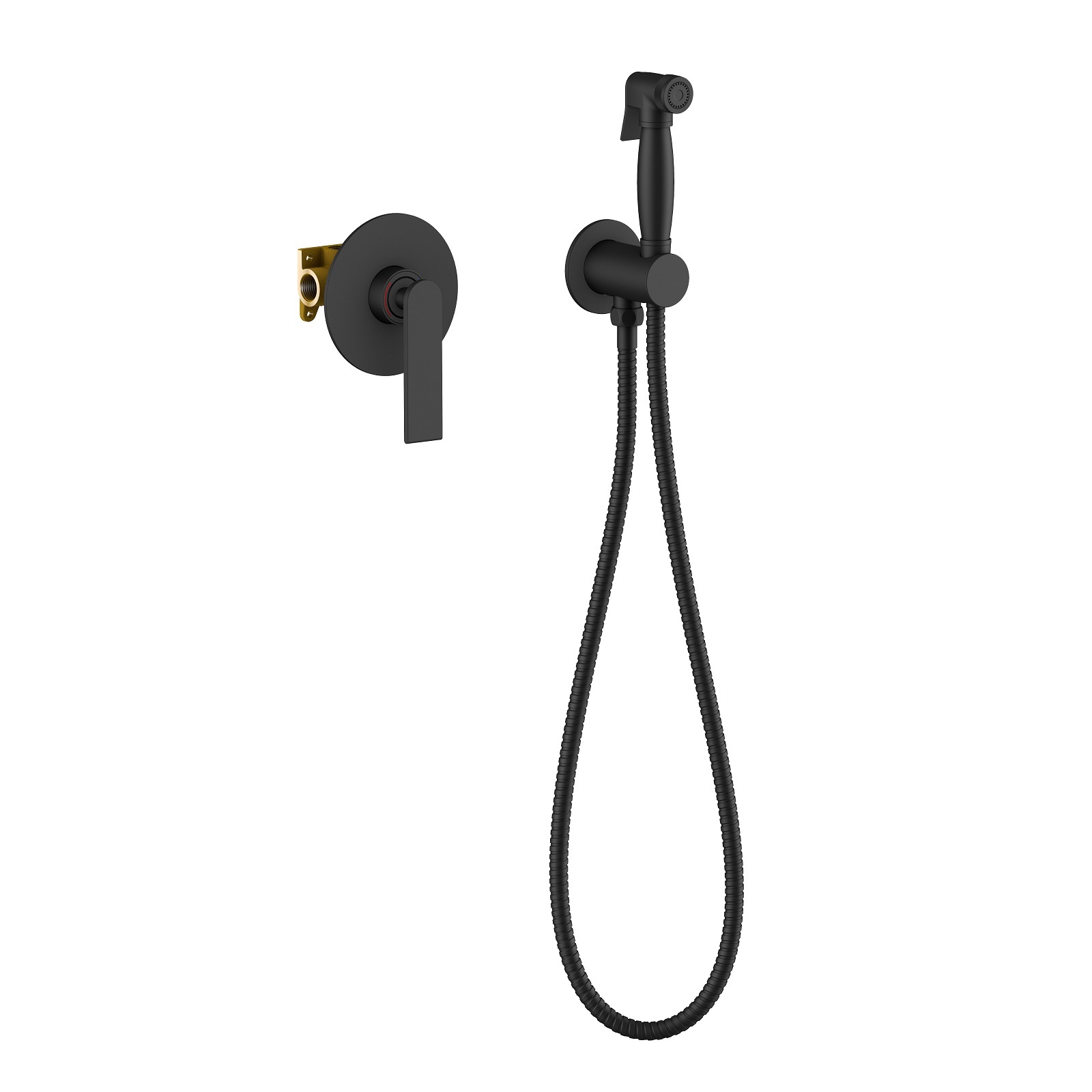 

Гигиенический душ Timo Anni 2789/03SM со смесителем, черный, Anni 2789/03SM