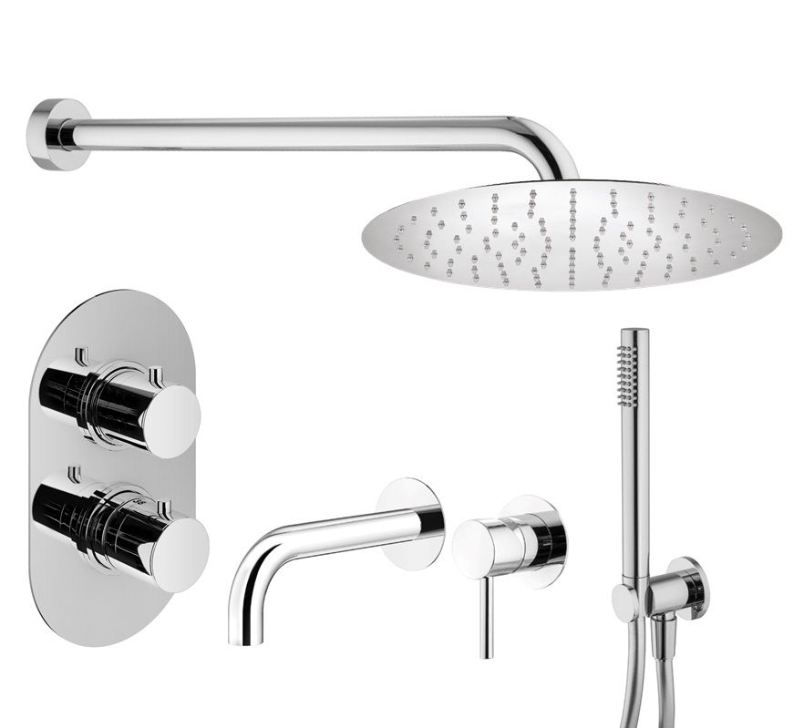 

Душевой комплект Plumberia Selection Ixo KITXOT18CR210 хром, KITXOT18CR210