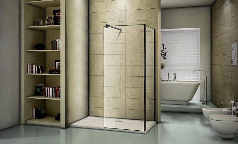 

Душевая перегородка Good Door Walk In SP-140-C-B+P, SP-140-C-B+P