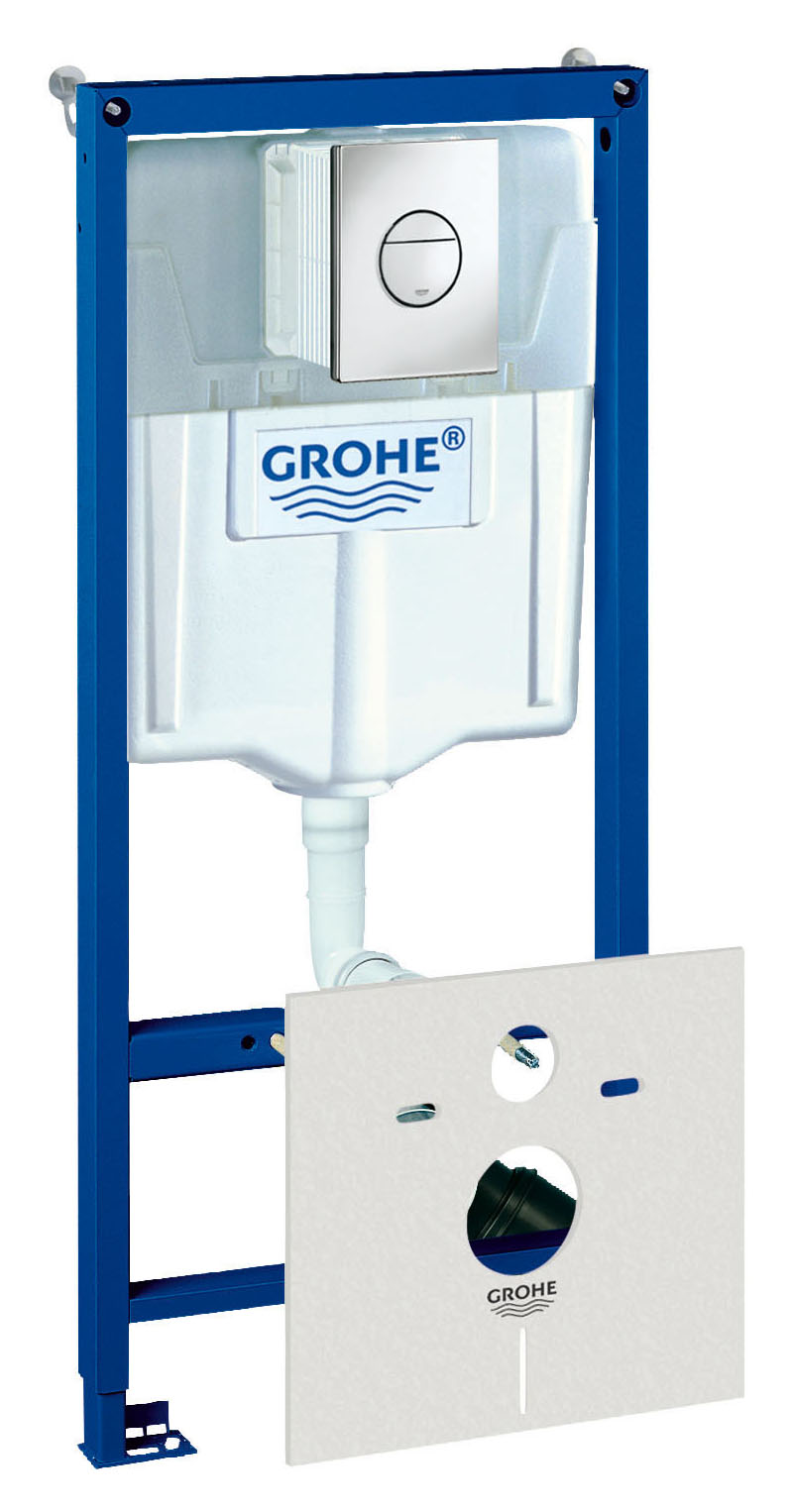 

Инсталляция для унитаза Grohe Rapid SL 38813001 4 в 1 с кнопкой смыва, Белый, Rapid SL 38813001
