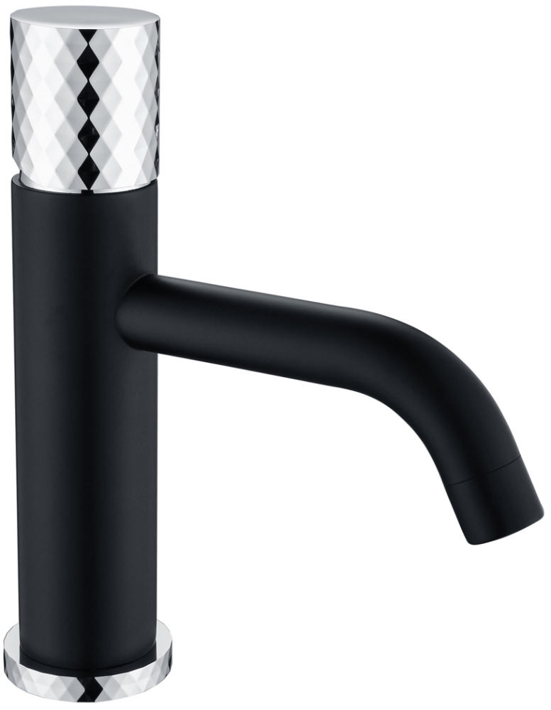 

Смеситель Boheme Stick 121-BCR для раковины, black diamond chrome, Хром/чёрный, 121-BCR