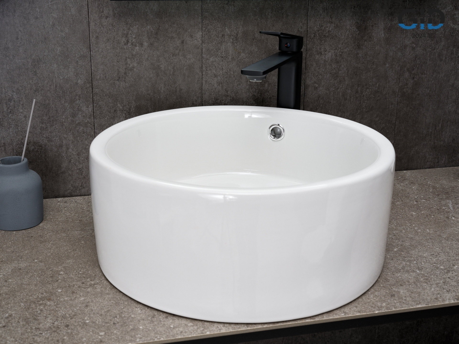

Раковина Gid Esfera N9130 накладная 41,5х41,5 белая, Белый, Esfera N9130