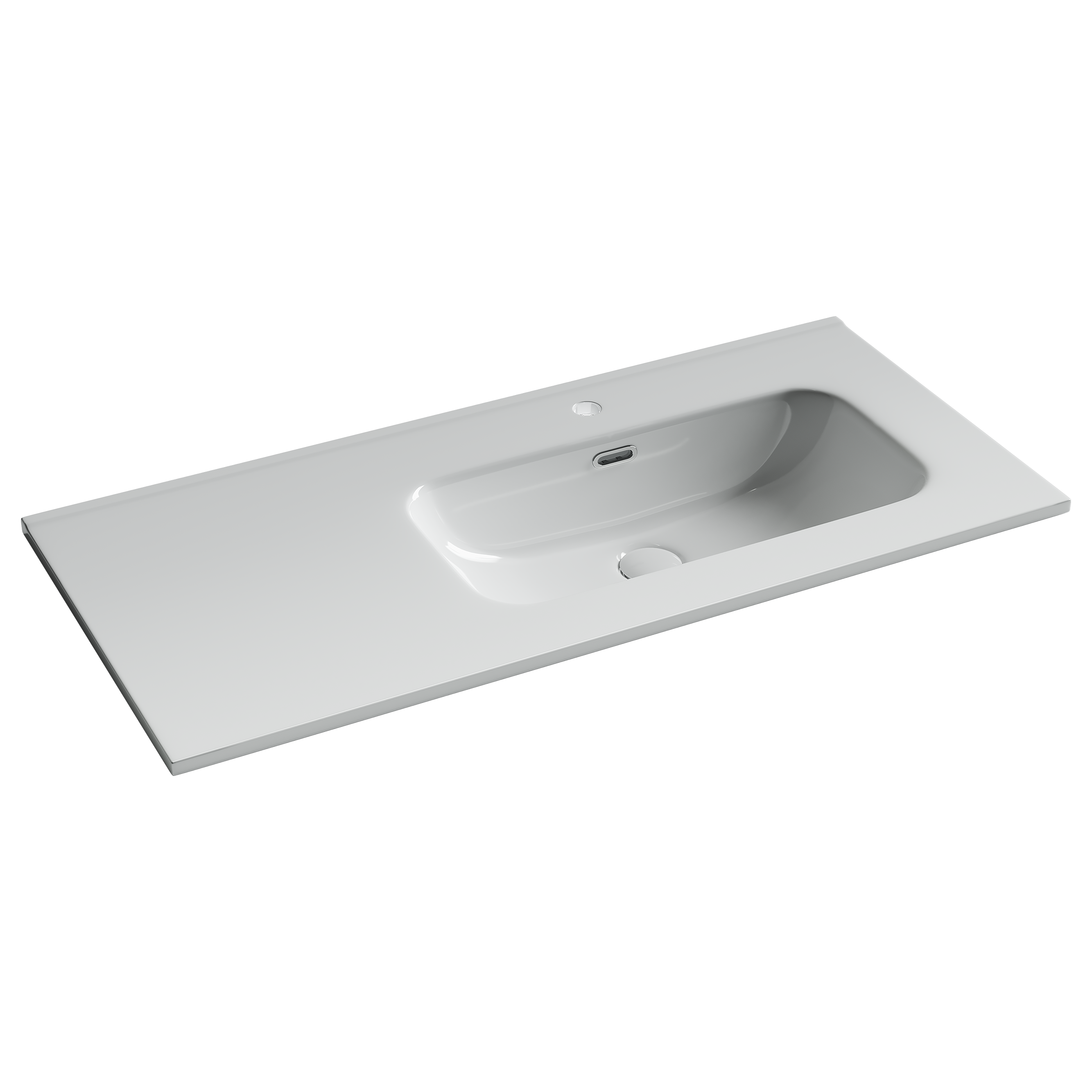 

Раковина Ceramicanova Element CN7003R 101х46,5 см, чаша справа, белая, Белый, CN7003R