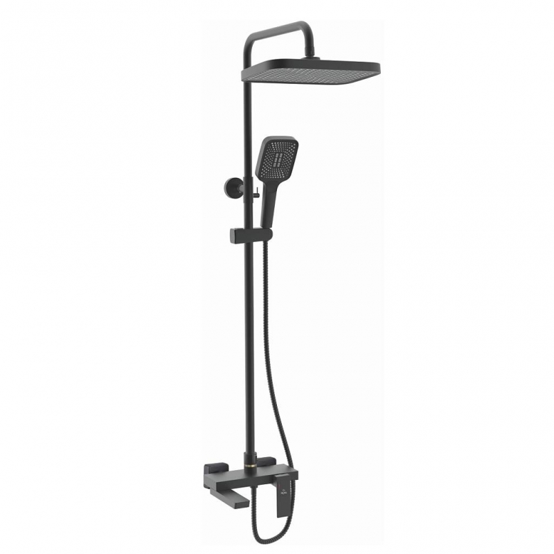 

Душевая стойка Rose R1836H черная, Черный, R1836H
