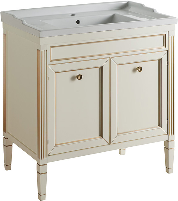 

Тумба с раковиной Caprigo Albion Promo 80 bianco antico, Бежевый, Albion Promo 80