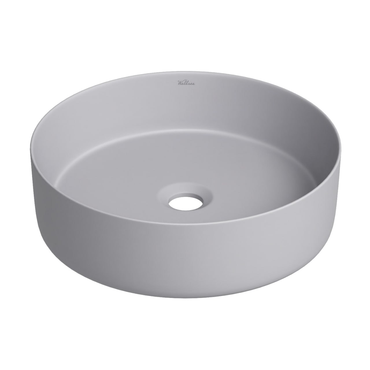

Раковина накладная Wellsee Coax 323509000 серая, Серый, 323509000