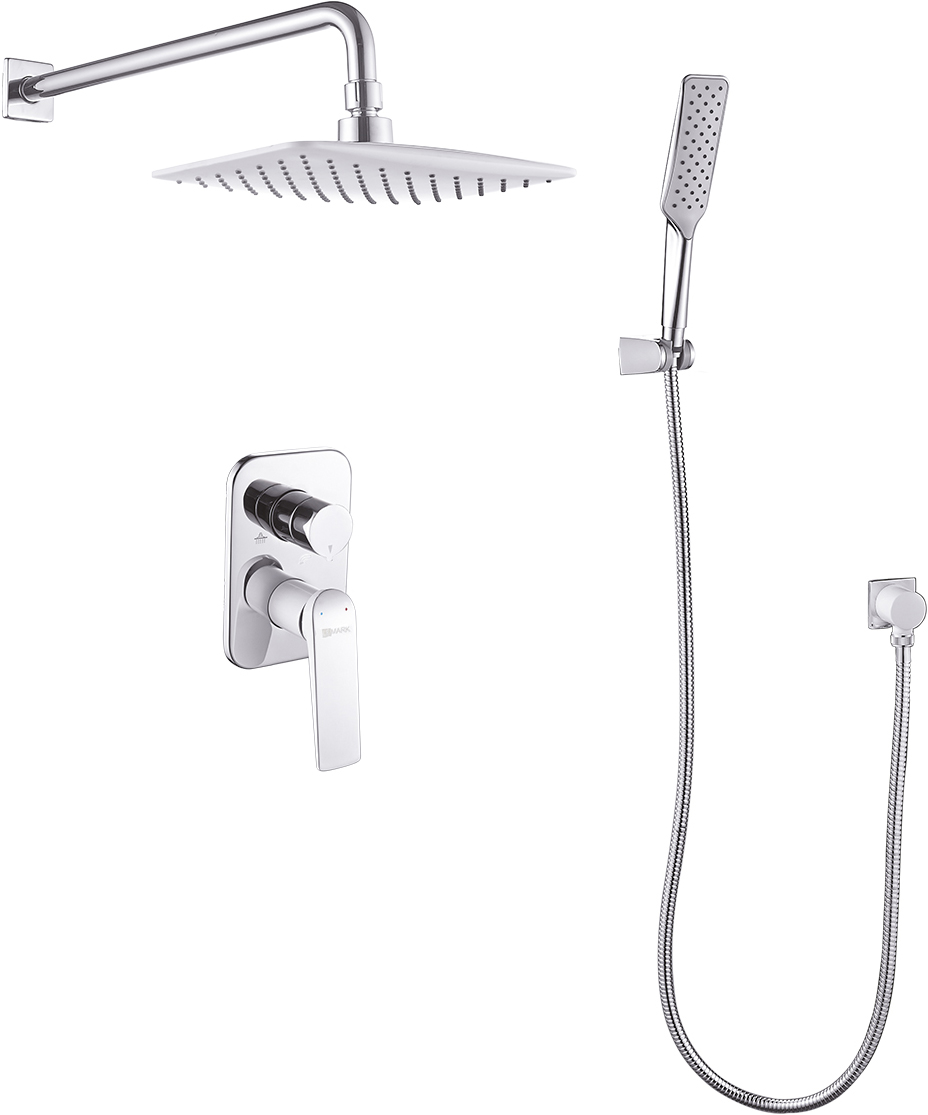 

Душевая система Lemark Allegro LM5929CW встраиваемая, хром, Белый