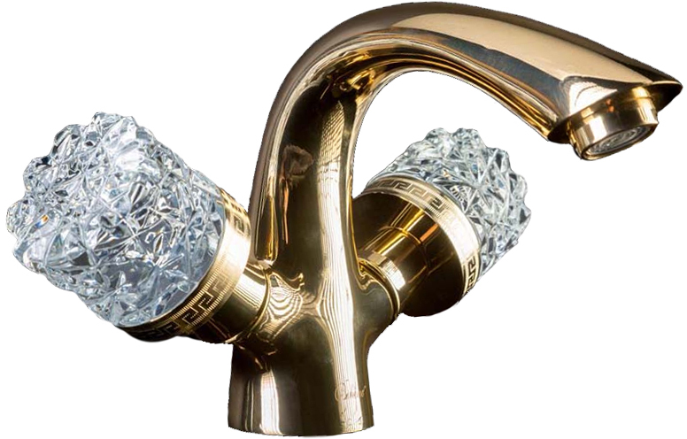 

Смеситель Boheme Crystal 291-CRST для раковины, Золото, Crystal 291-CRST