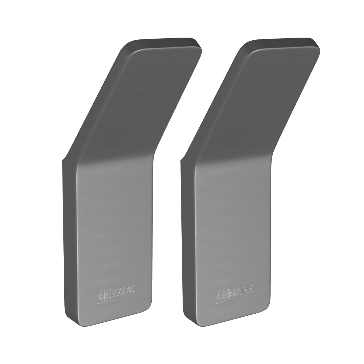 

Крючок Lemark Smooth Line 9716003 двойной графит, 9716003