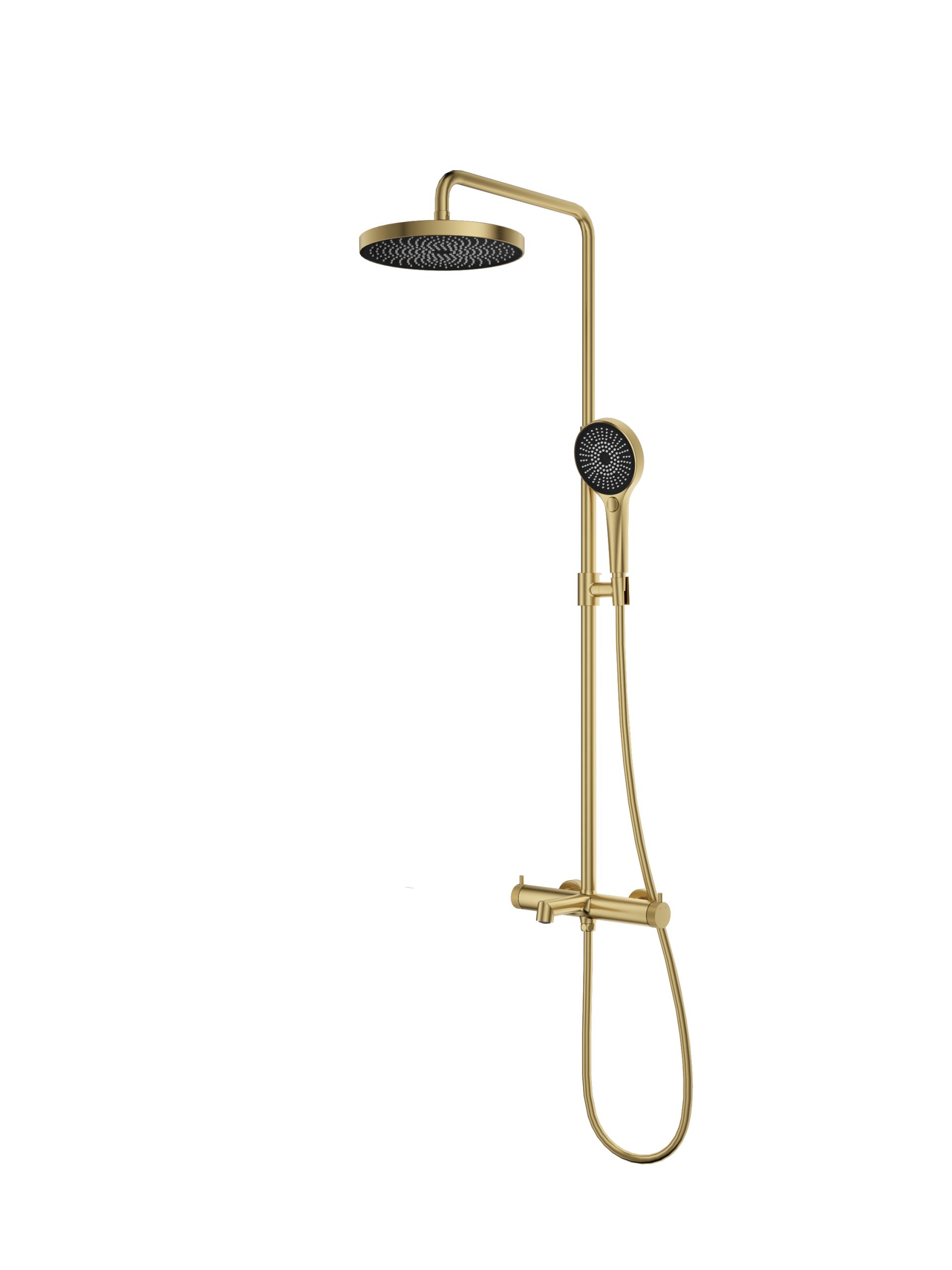 

Душевая стойка Vincea Rim VSFS-2RM1BG с изливом, брашированное золото, VSFS-2RM1BG