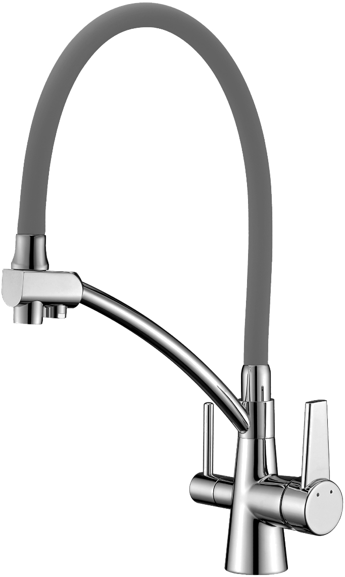 

Смеситель для кухни Lemark Comfort LM3071C-Gray, Серый, Comfort LM3071C-Gray