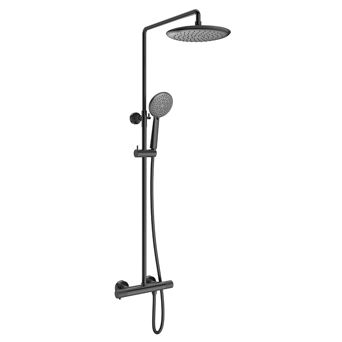 

Душевая стойка Vincea Desire VSFS-1D0TGM термостатическая, вороненая сталь, Desire VSFS-1D0TGM
