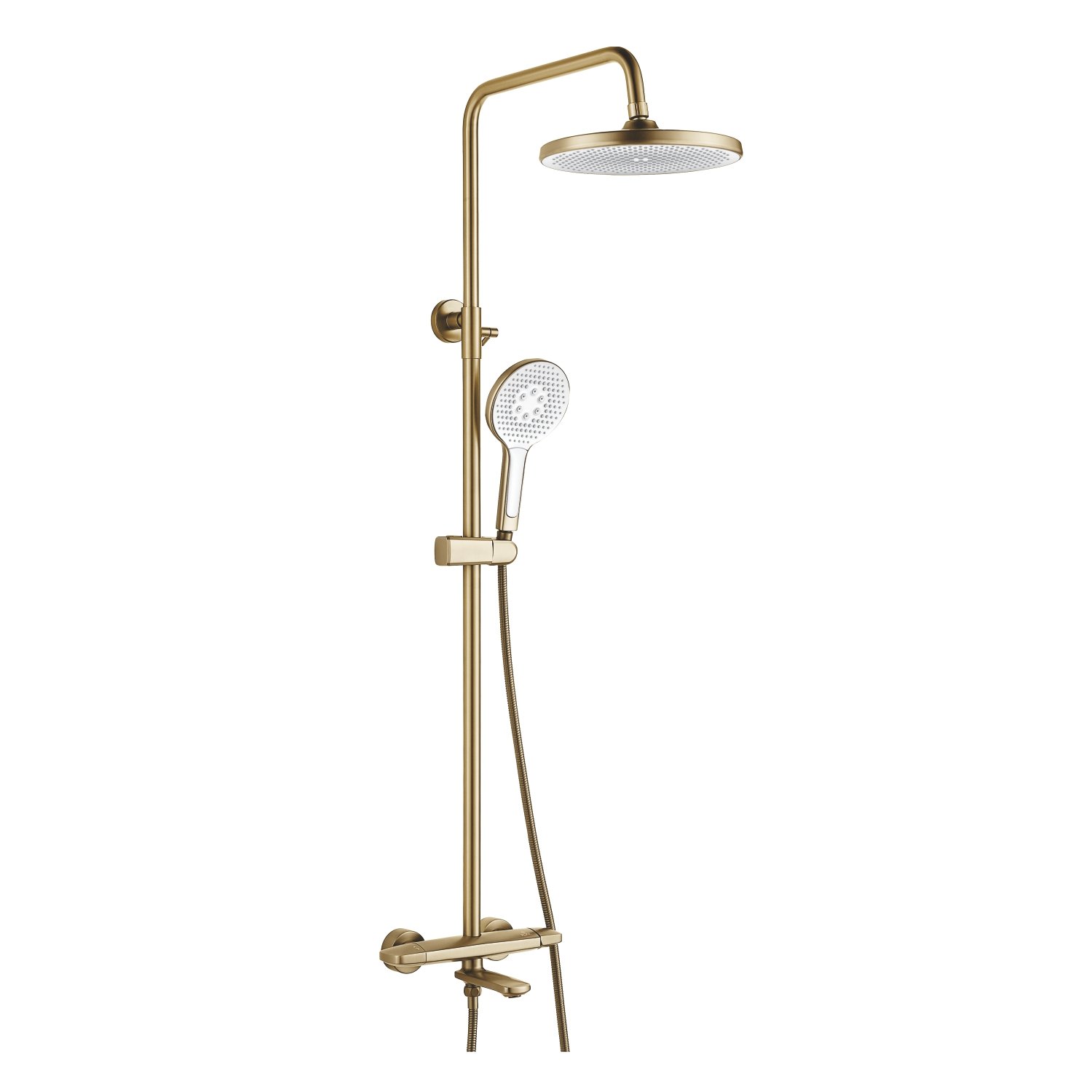 

Душевая стойка Rose R3936G золотой сатин, R3936G