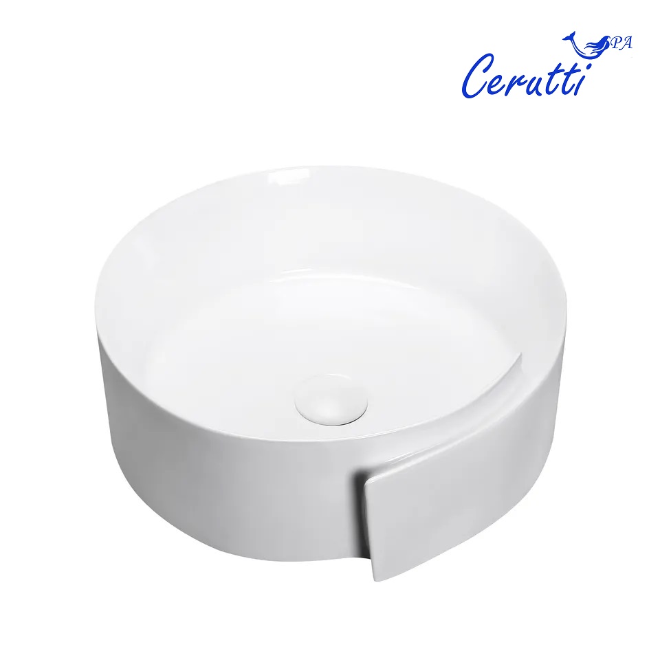 

Раковина Ceruttispa CR0066 44х46 накладная, белый, CR0066