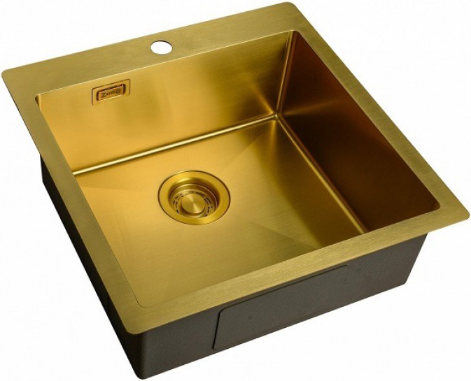

Мойка кухонная Zorg Light ZL R 510510 BRONZE, Бронза