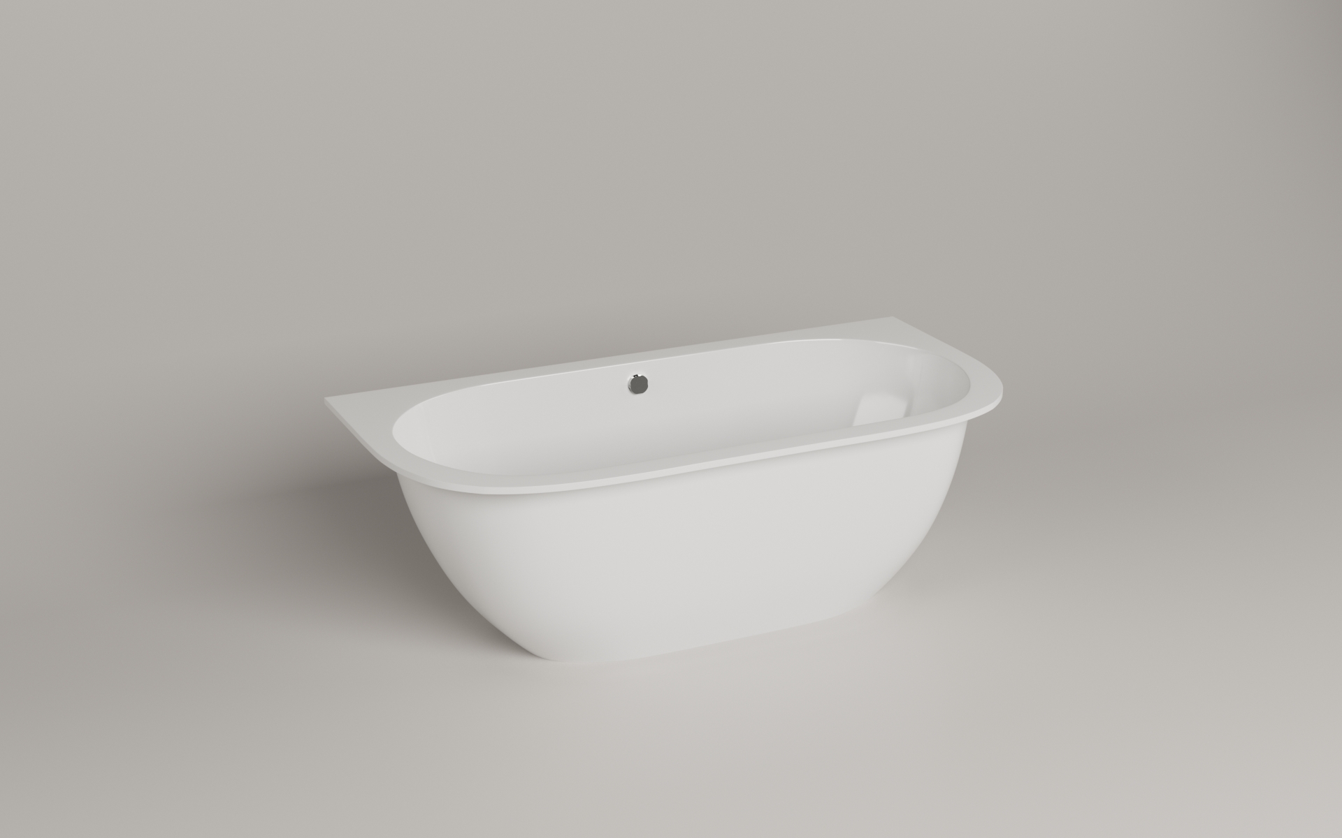 

Ванна из искусственного камня ESSE Patmos 170x85 белая, Белый, 170x85