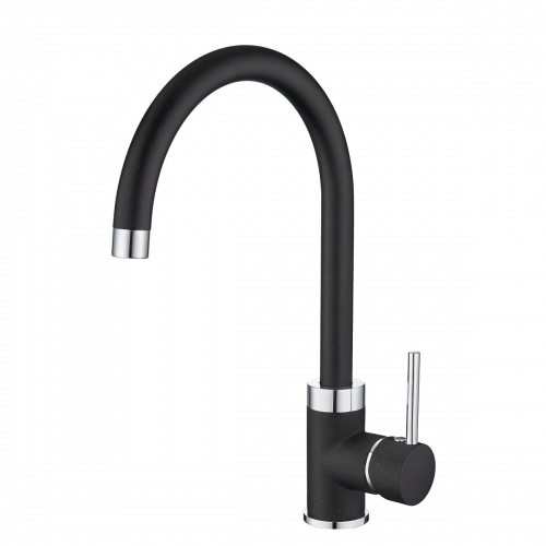 

Смеситель Emar Quartz ЕС - 3004 для кухни морион, Черный, ЕС - 3004