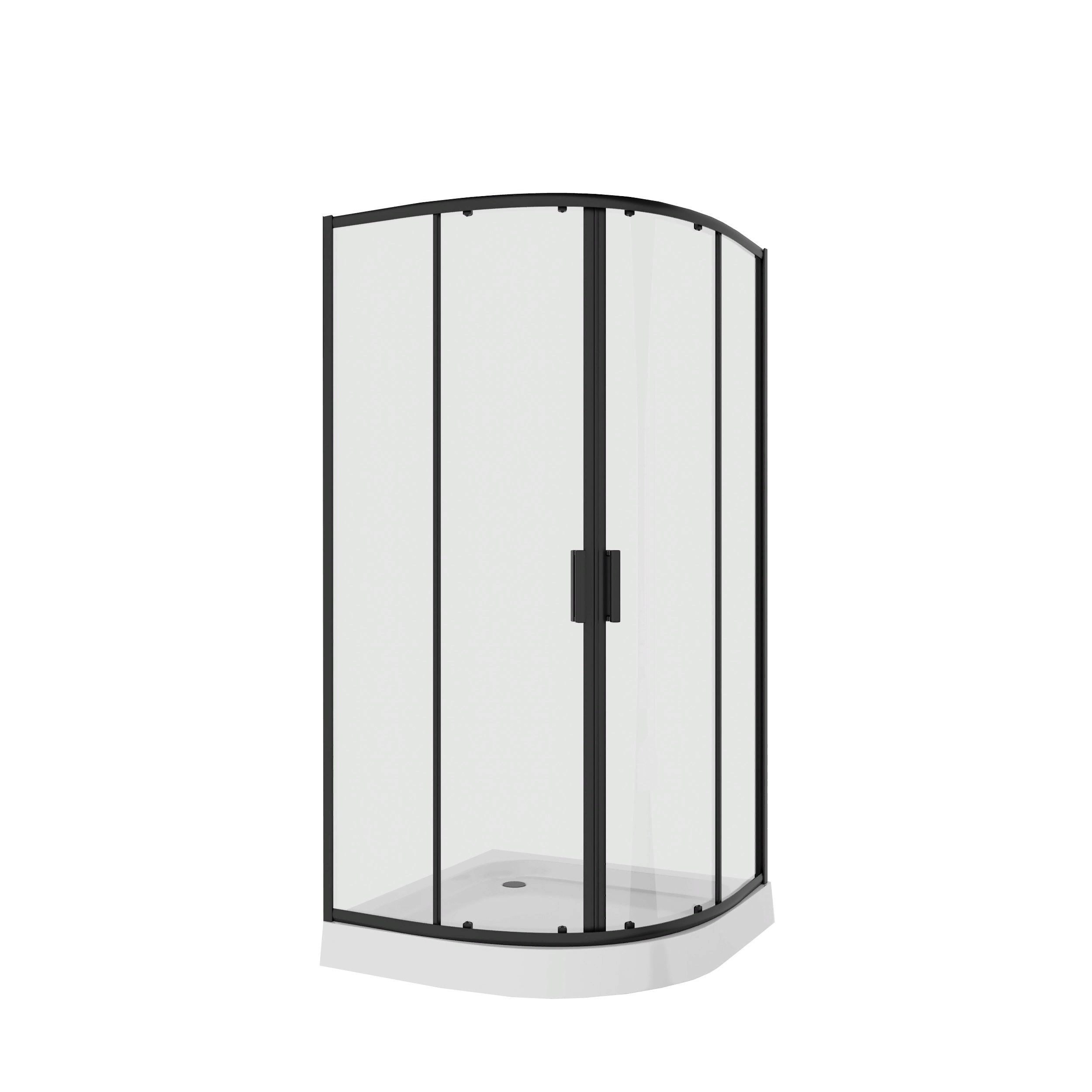 

Душевой уголок Niagara Nova 90x90 четверть круга, черный, NG-6806-08 BLACK