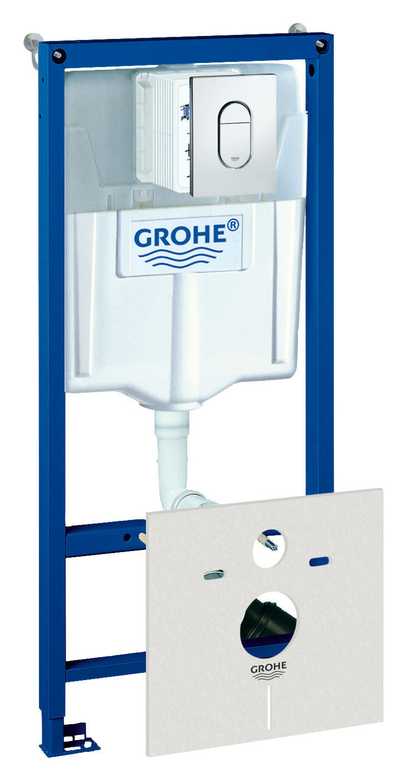 

Инсталляция для унитаза Grohe Rapid SL 38929000 4 в 1 с кнопкой смыва, Хром, Rapid SL 38929000