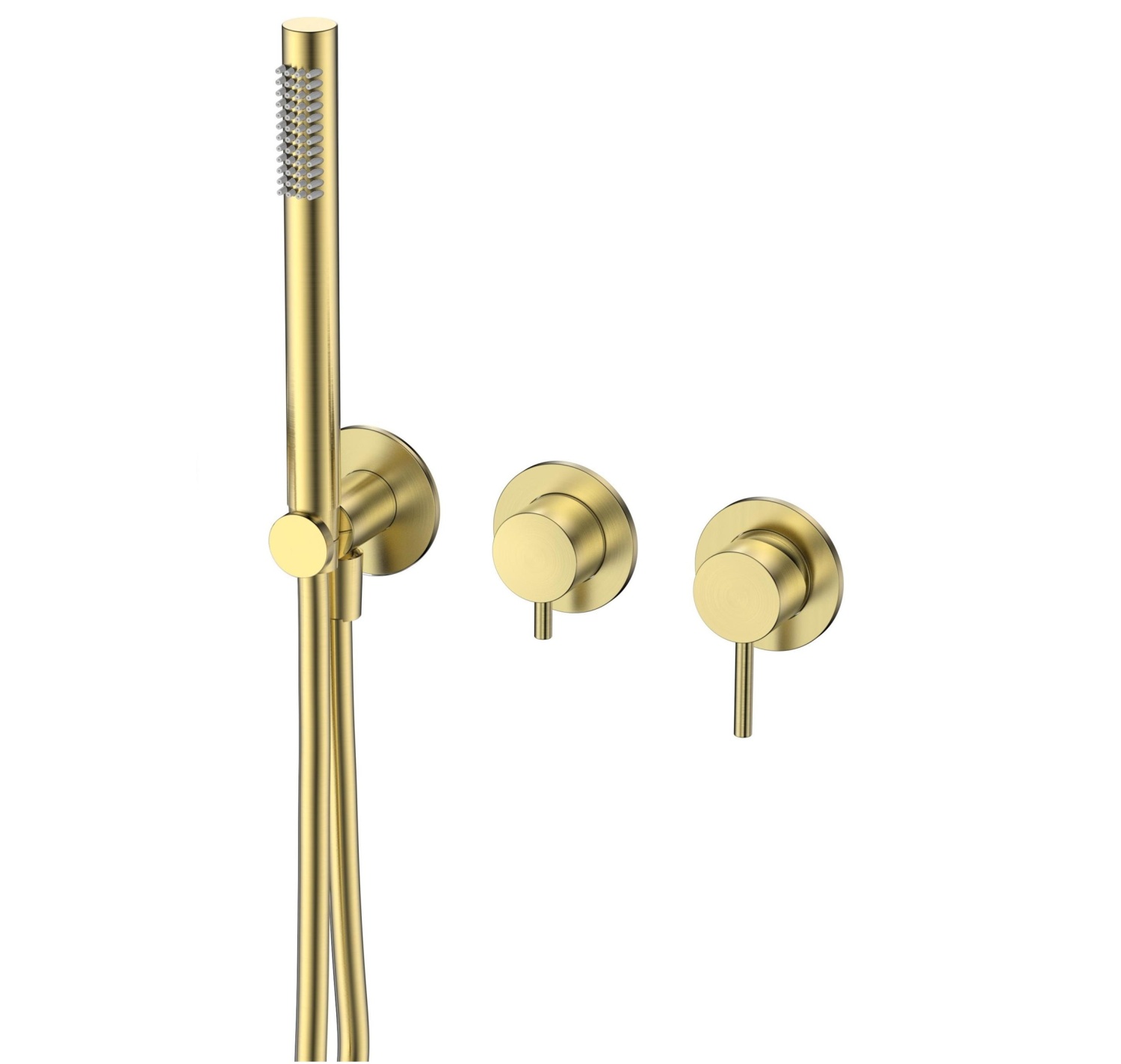 

Смеситель для ванны с душем AQUAme Siena AQM8805BG золото шлифованное, AQM8805BG