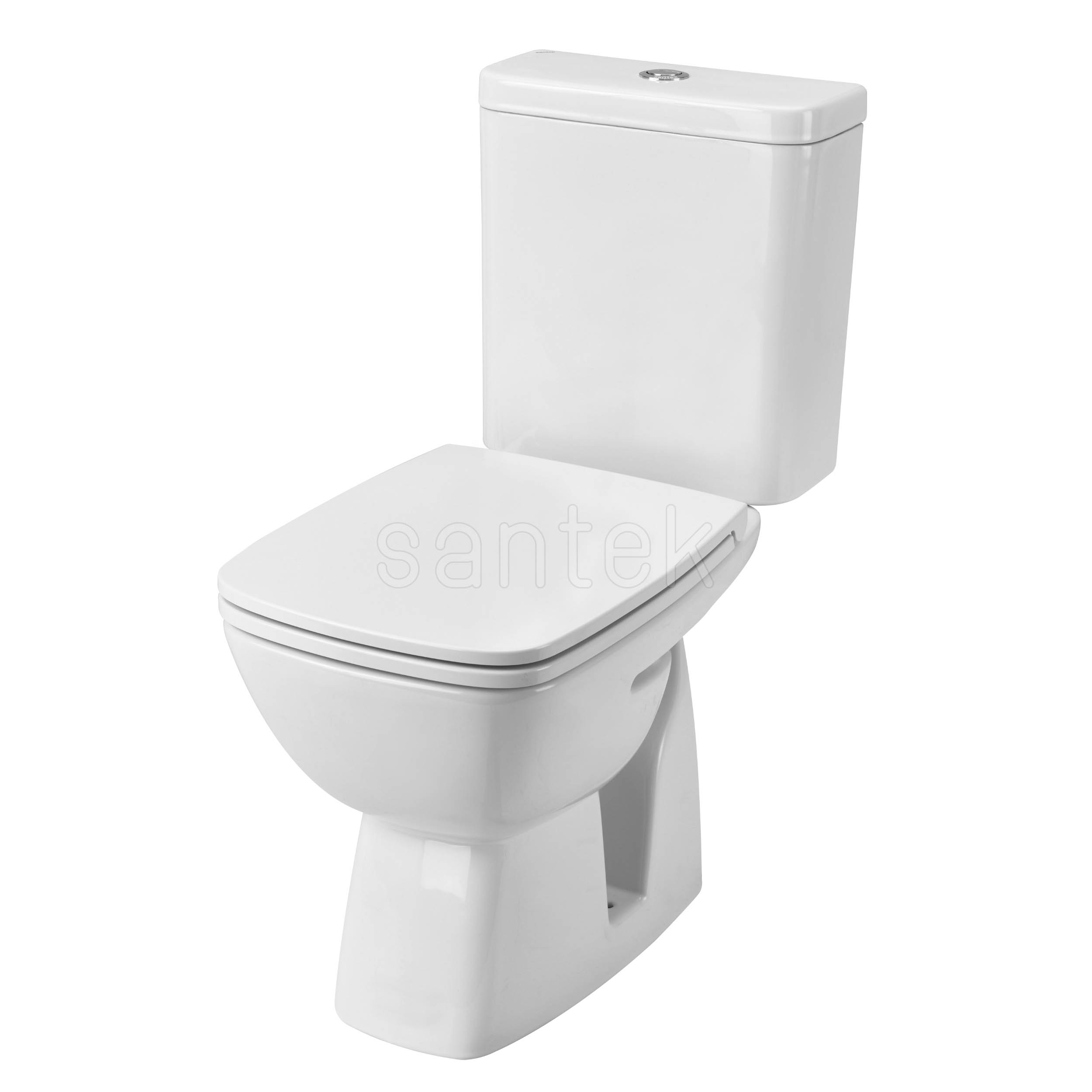 

Унитаз-компакт Santek Нео Лайт 1WH302471 с косым выпуском, Белый, Нео Лайт 1WH302471