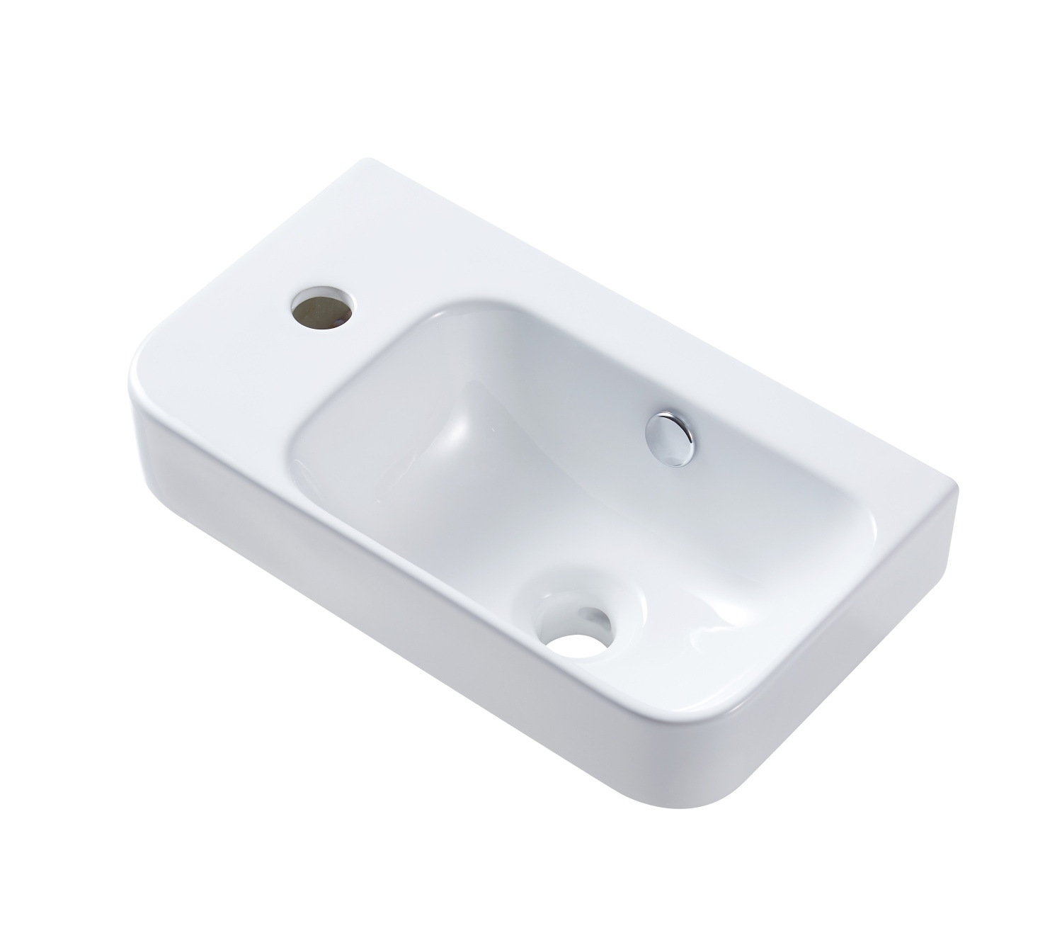 

Раковина AQUAme AQM5005L подвесная, белая, Белый, AQM5005L