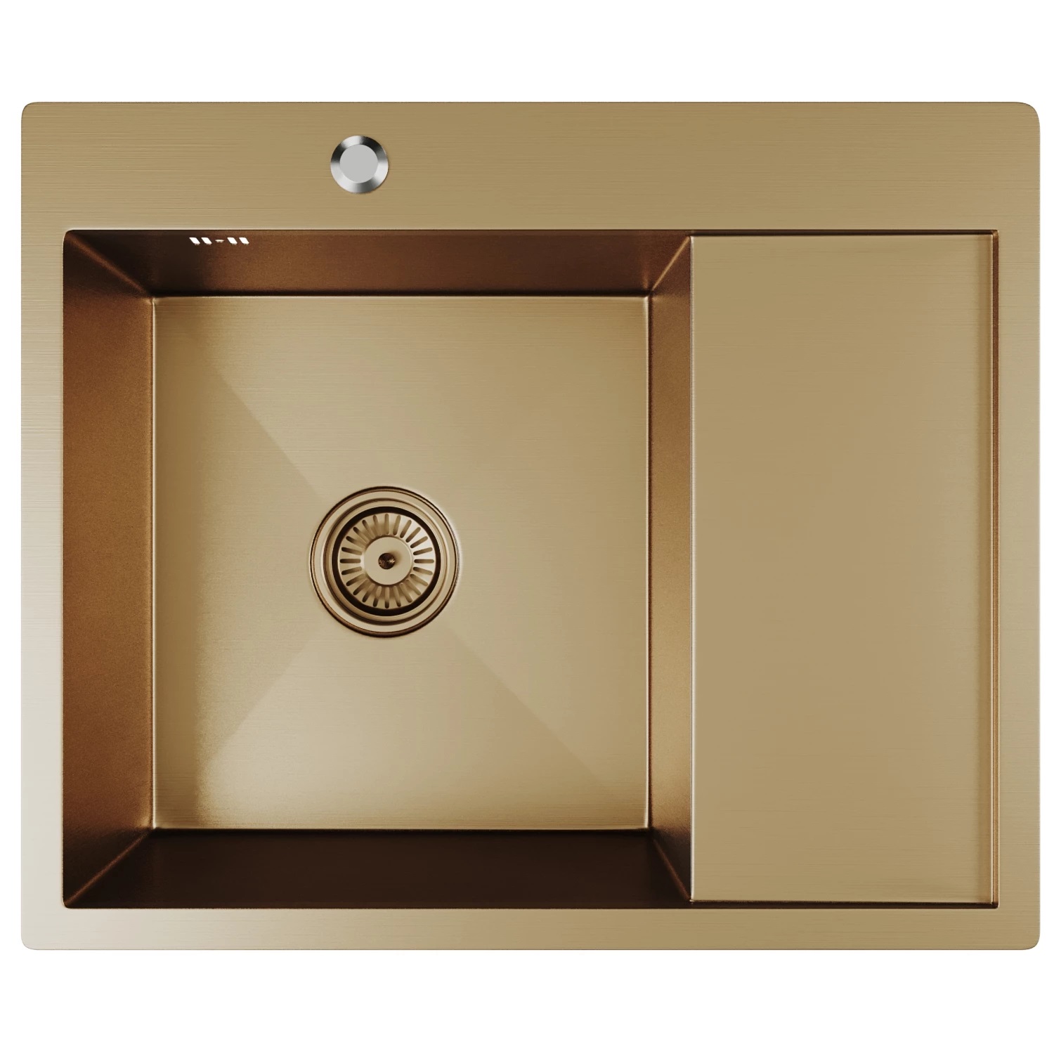 

Мойка кухонная Mixline Pro 60х50 (3,0) L с сифоном, бронза, Pro 552925