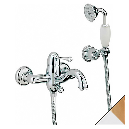

Смеситель Bandini Antico 855.120 CrOro для ванны с душем, Хром;золото, Antico 855.120 CrOro