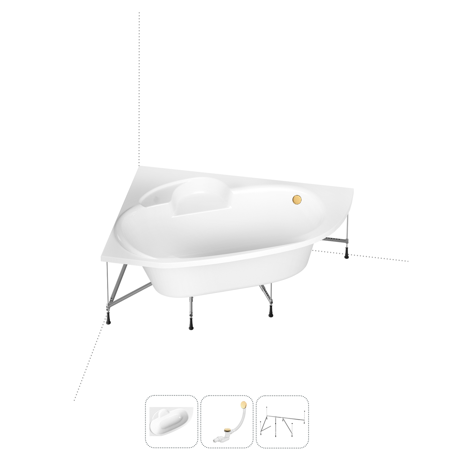 

Комплект с ванной Lavinia Boho Bell Pro 202011083, 202011083