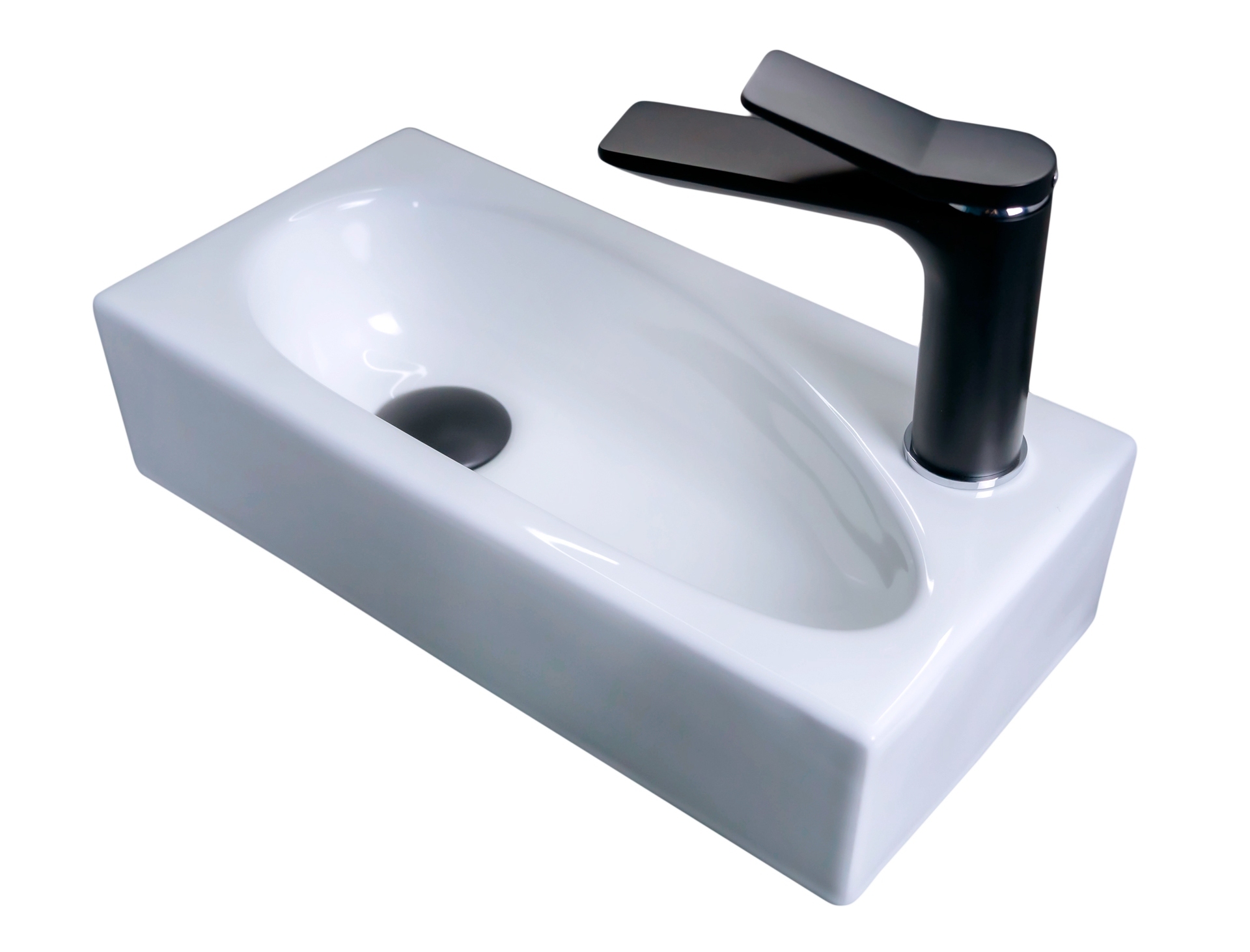 

Раковина подвесная Gid N9265 40х20 белая, Белый, N9265
