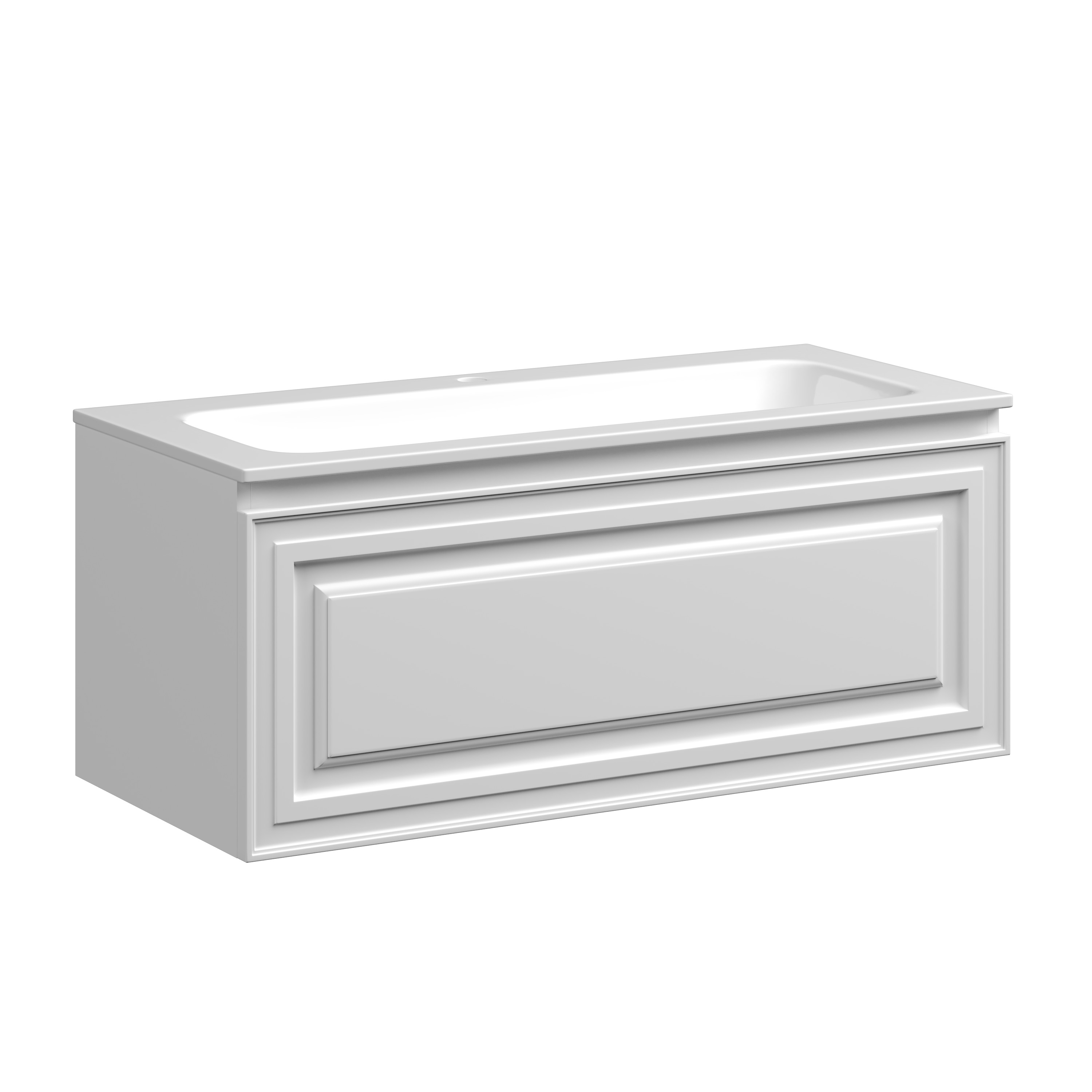 

Тумба с раковиной Sancos Very 100 подвесная, Bianco, Белый, Very 100
