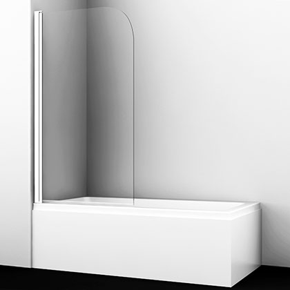 

Шторка на ванну WasserKRAFT Leine 35P01-80WHITE 80х140 см, Leine 35P01-80WHITE