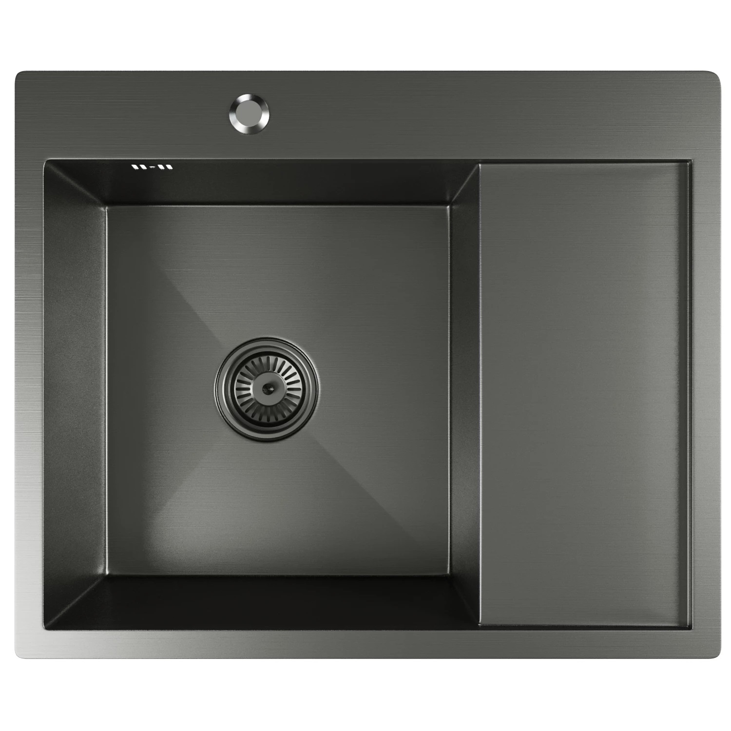 

Мойка кухонная Mixline Pro 60х50 (3,0) L с сифоном, черный графит, Pro 552926