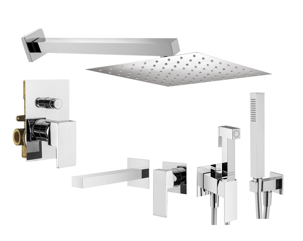 

Душевой комплект Plumberia Selection Tag KITZTG15CR220 хром, KITZTG15CR220
