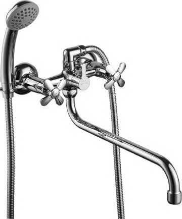 

Смеситель Lemark Partner LM6541C для ванны с душем, Хром, Partner LM6541C