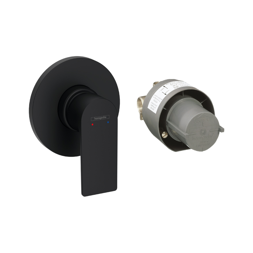 

Смеситель Hansgrohe Rebris E 72658670 встраиваемый для душа черный, E 72658670