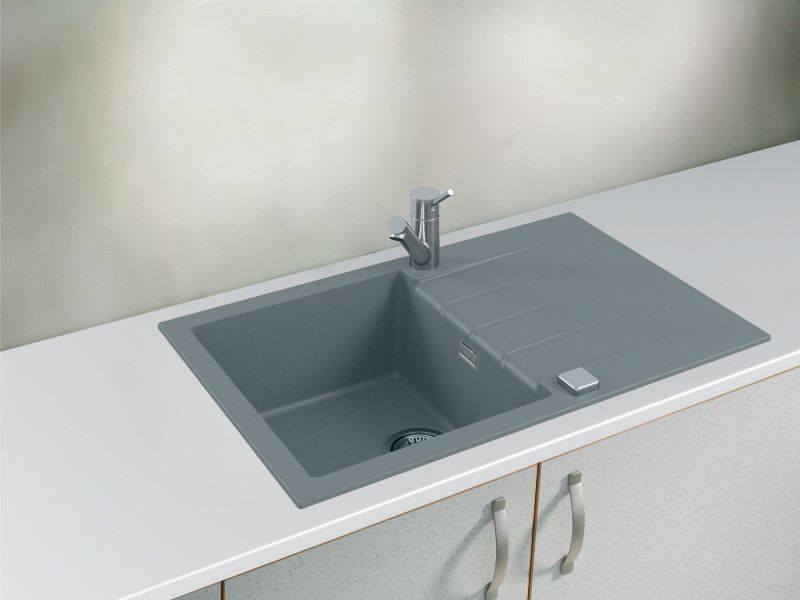 

Мойка кухонная Alveus Cadit 20 Concrete G81 серая, Серый, Cadit 20