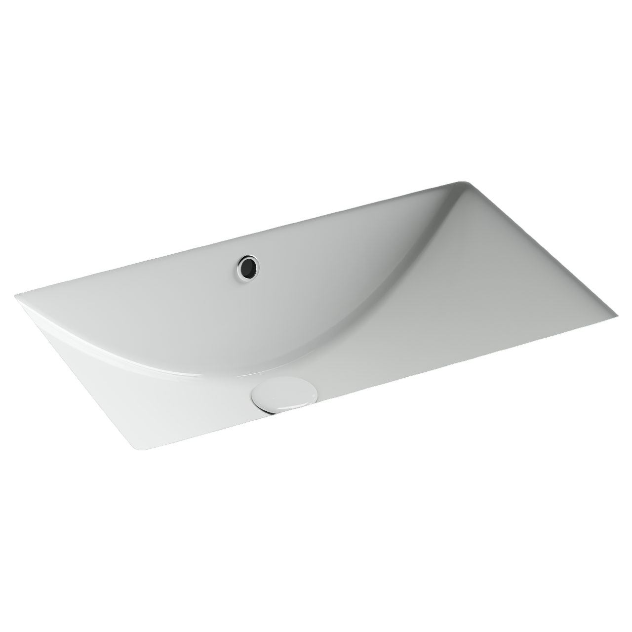 

Раковина Ceramicanova Era CN6082 встраиваемая снизу 60x39 см, белая, Белый, CN6082