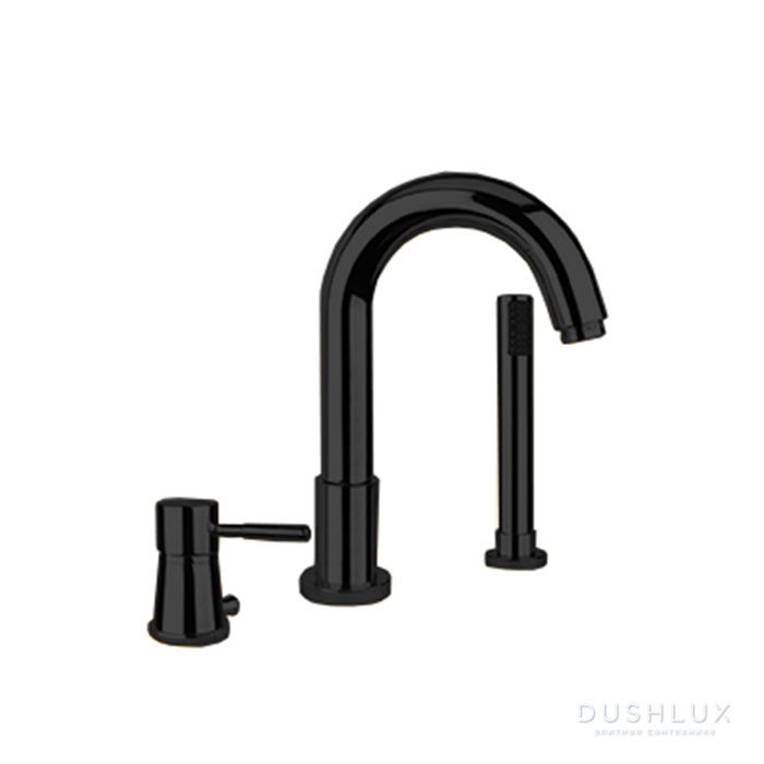 

Смеситель Webert Rimini RI850701560 для ванны с душем черный матовый, RI850701560