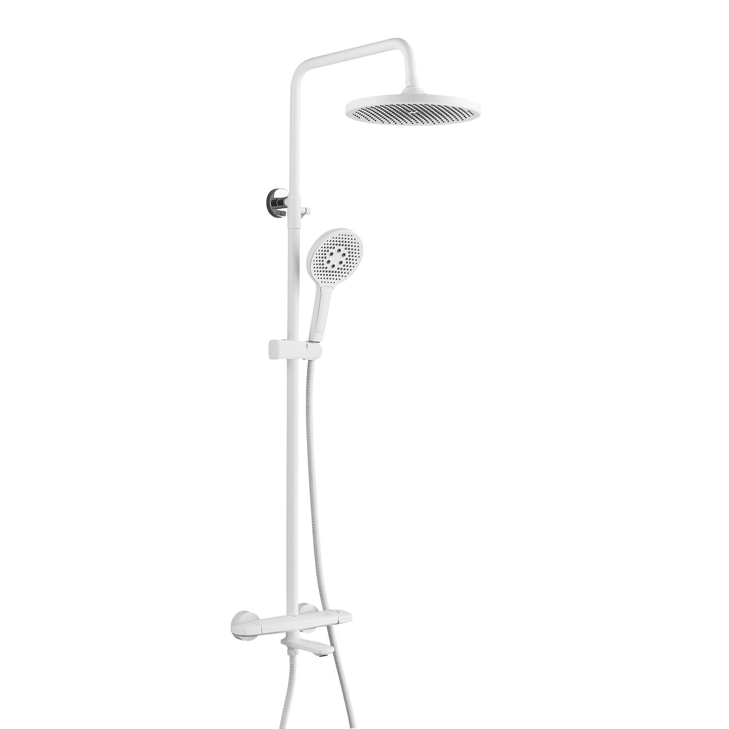 

Душевая стойка Rose R3936C белая, Белый, R3936C