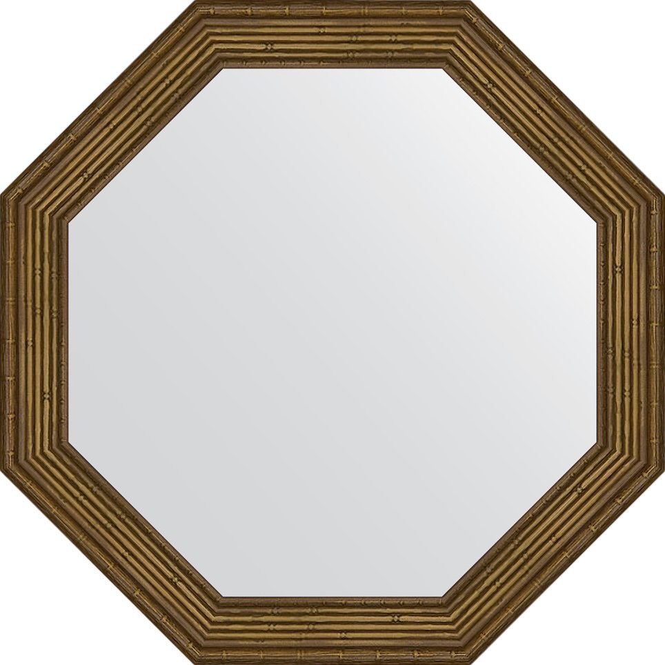 

Зеркало Evoform Octagon BY 3661 49х49 см, сухой тростник, Темное дерево