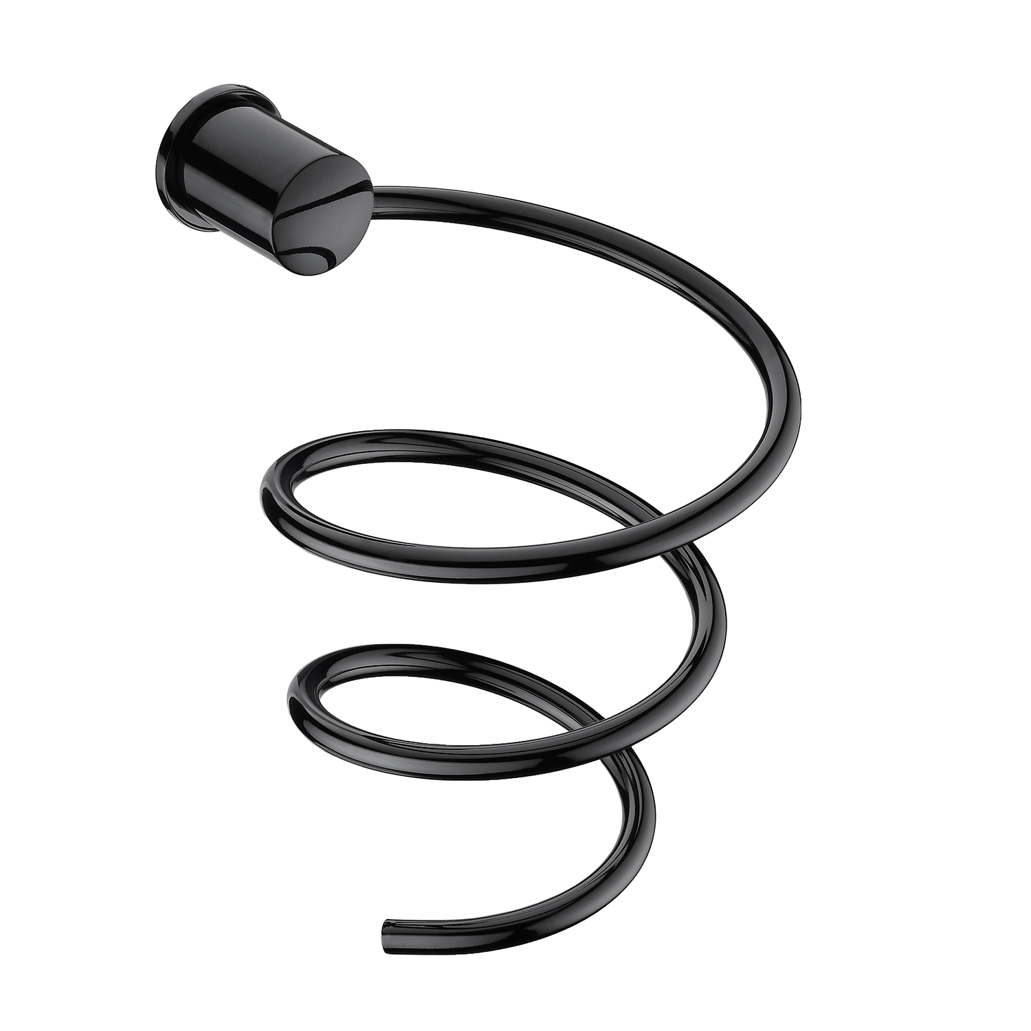 

Держатель для фена WasserKRAFT K-1080POLISHED BLACK черный, 1080PB