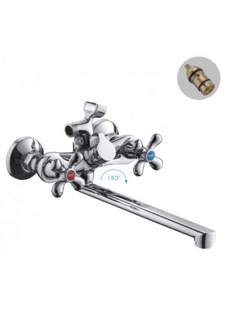 

Смеситель для ванны с душем Frap H731 F22731-B, Хром, F22731-B