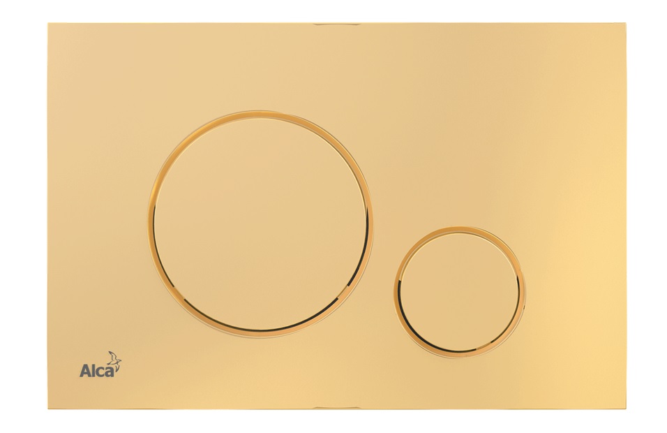 

Кнопка смыва AlcaPlast THIN M675 золото, M675