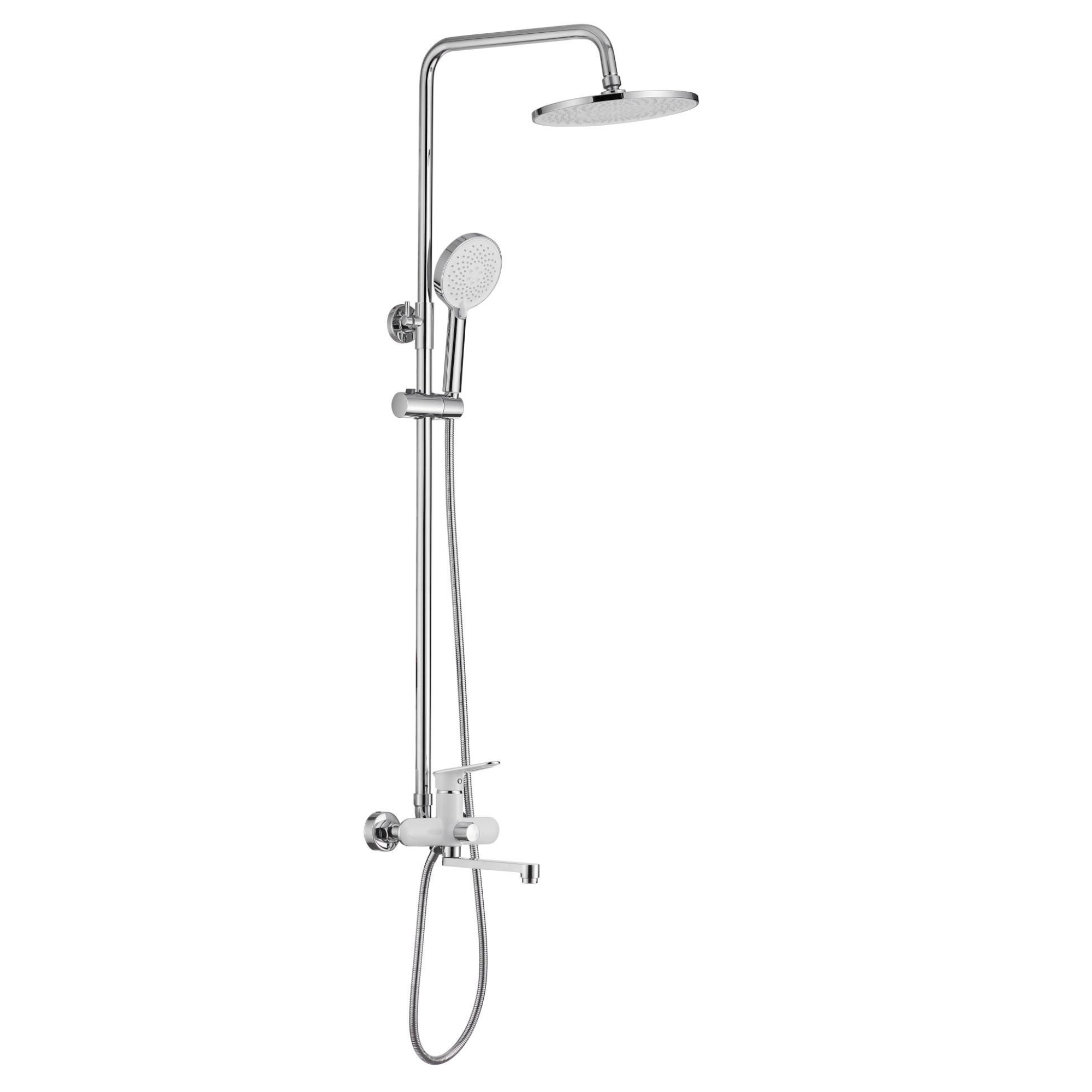 

Душевая стойка Savol S-600608AW, белая, хром, S-600608AW
