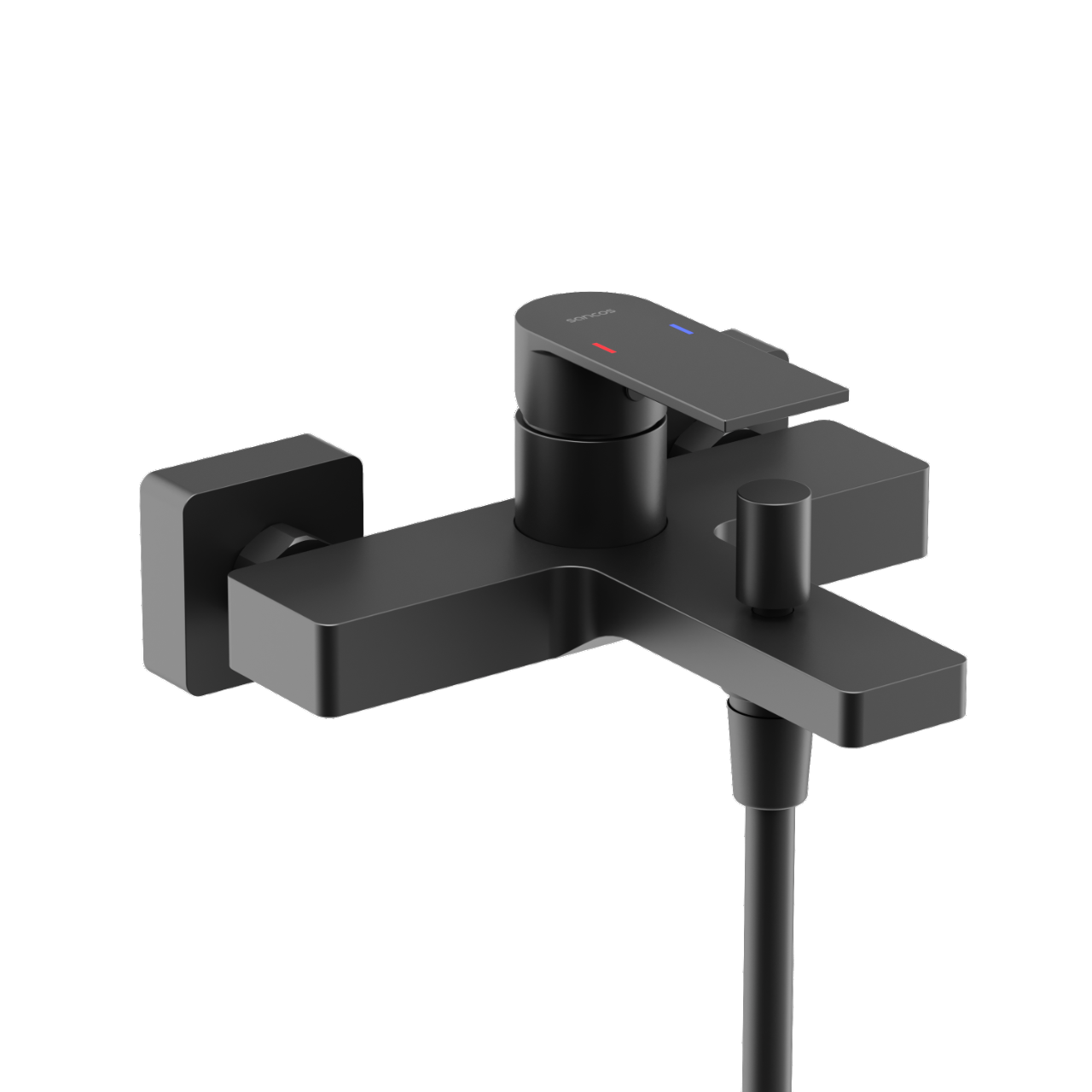 

Смеситель для ванны с душем Sancos Studio SC9018MB черный матовый, SC9018MB