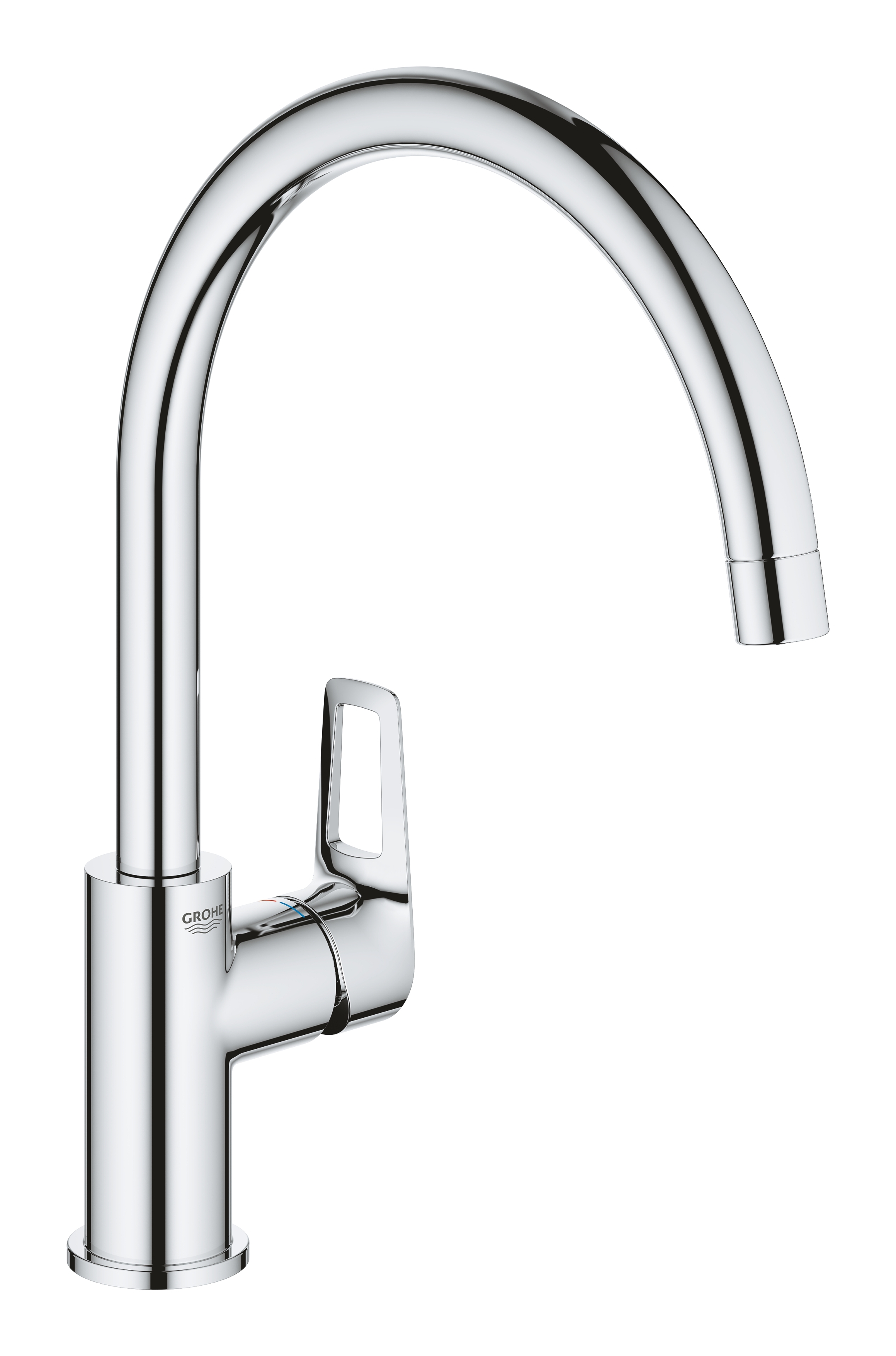 

Смеситель для кухонной мойки Grohe BauLoop 31232001, Хром, 31232001